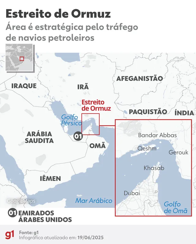 Chefe da diplomacia da UE alerta sobre perigo extremo de fechar o Estreito de Ormuz