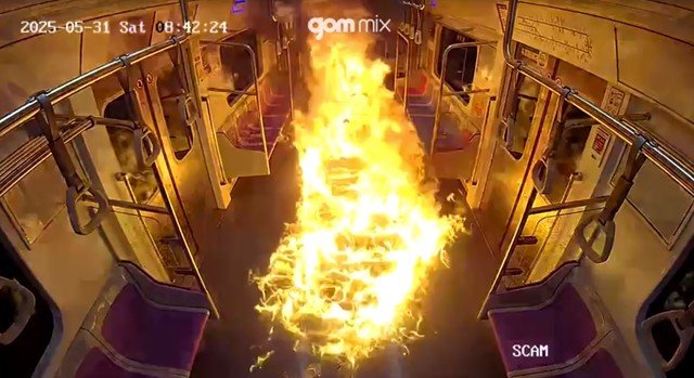 Homem incendeia vagão lotado no metrô da Coreia do Sul; autoridades mencionam 'delírio' pós-divórcio