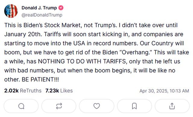 PIB dos EUA registra queda de 0,5% no início do mandato de Trump